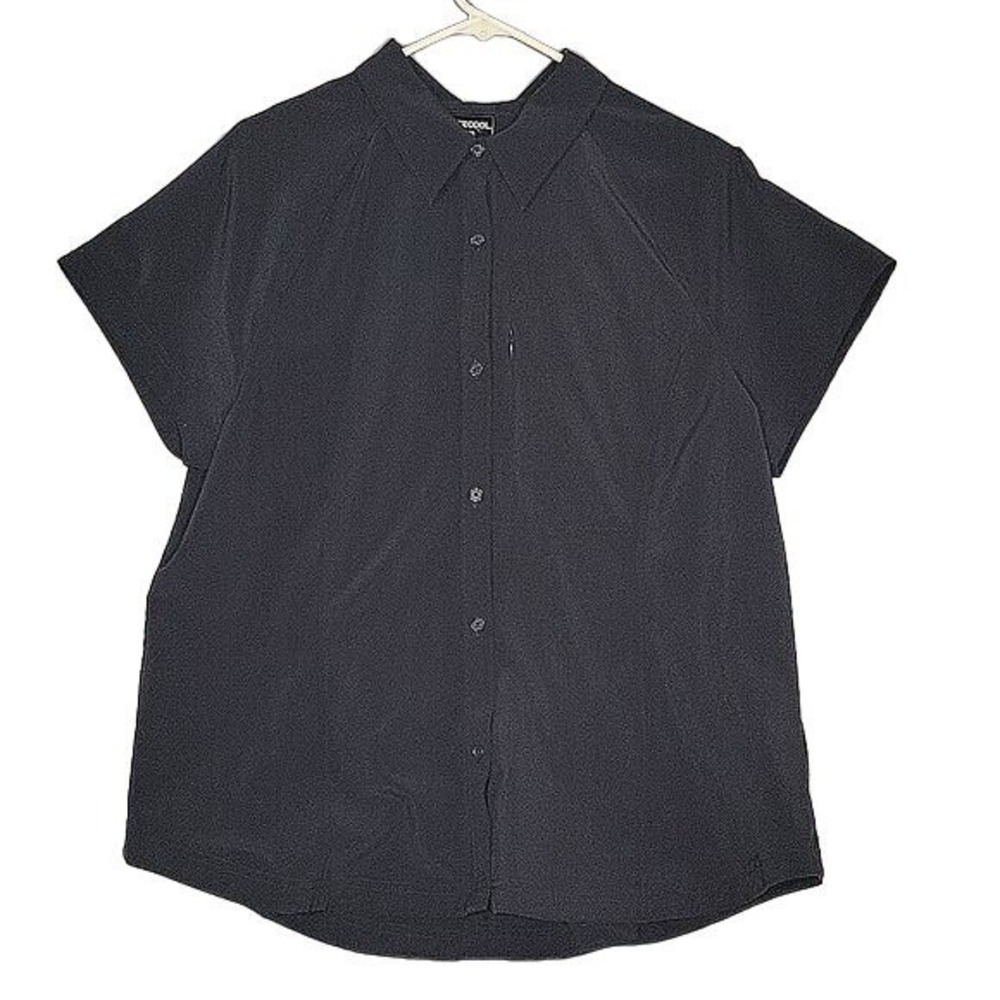 32 DEGREE Women's Charcoal Grey Cooling Shirt  lightweight XL outdoor breathable